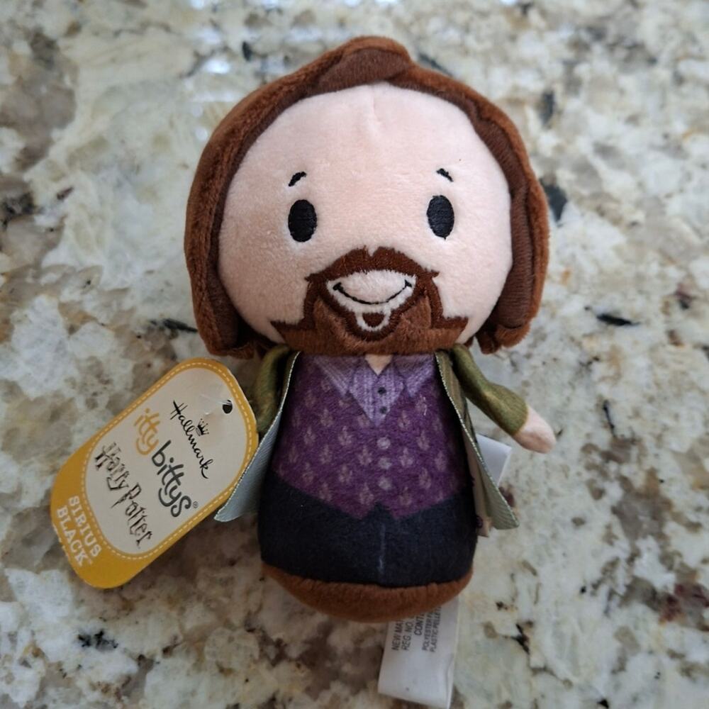 Hallmark Itty Bittys Harry Potter Plush Sirius Black NWT
